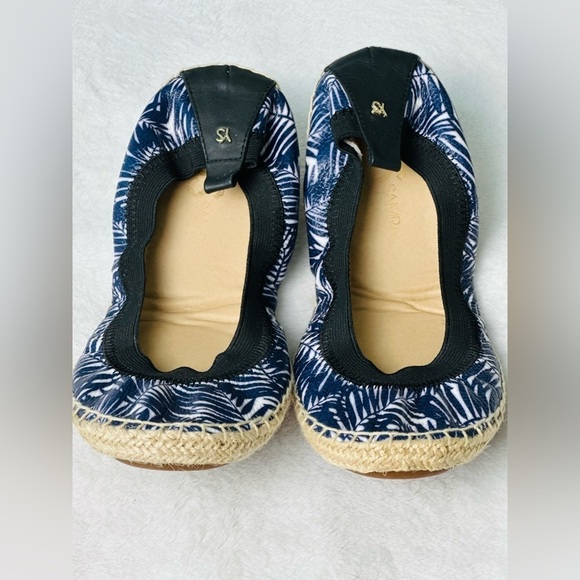 Yosi Samra Lara Espadrille Foldable Ballet Flats Size 8